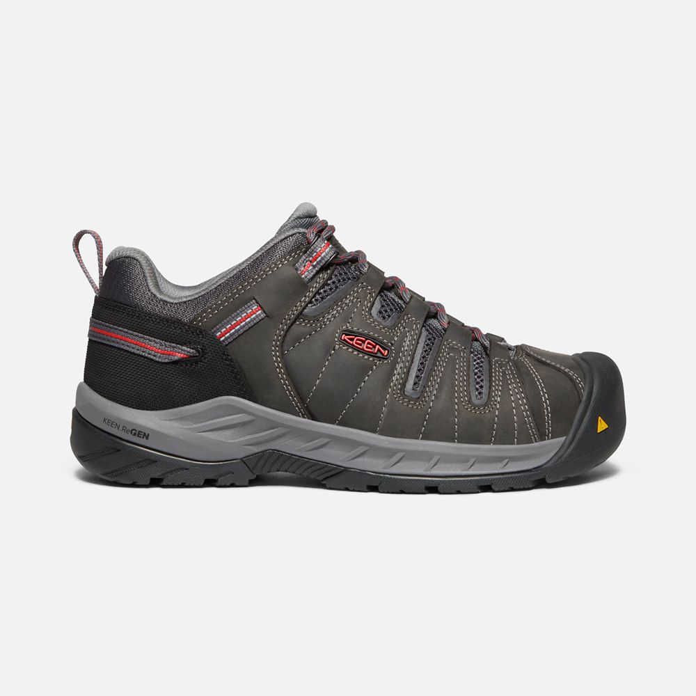 Keen Werkschoenen Dames Donker Grijs - Flint Ii (Steel Toe) - 69084-IJNG